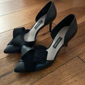 Nine West black heels; size 5